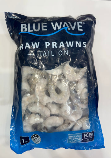 Raw Peeled & Deveined Frozen Prawns (Green Meat)