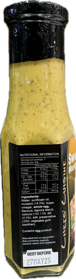 Sweet Dill Mustard Sauce- Chefs Cuisine