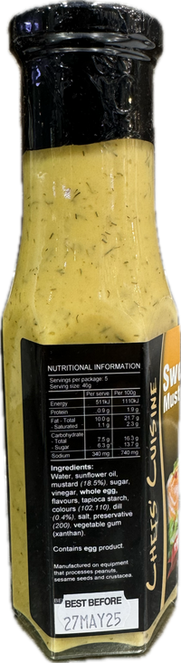 Sweet Dill Mustard Sauce- Chefs Cuisine