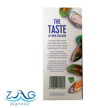 New Zealand half shell  Mussels by Talley's