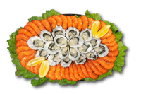 Oyster and Prawn Platter