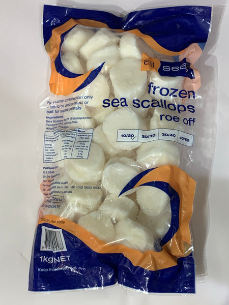 Scallops Roe Off Scallops Frozen Roe Off | ZAG Seafood