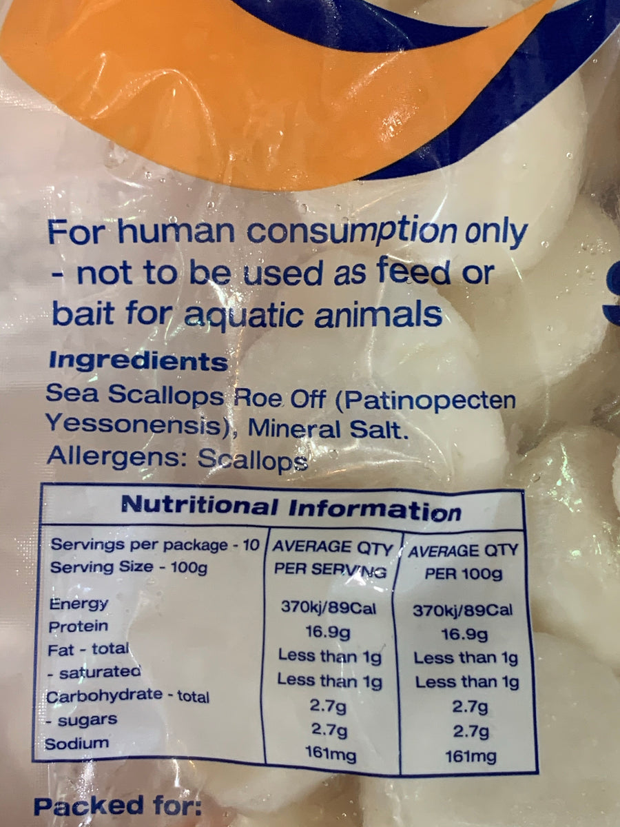 Scallops Frozen Roe Off | ZAG Seafood