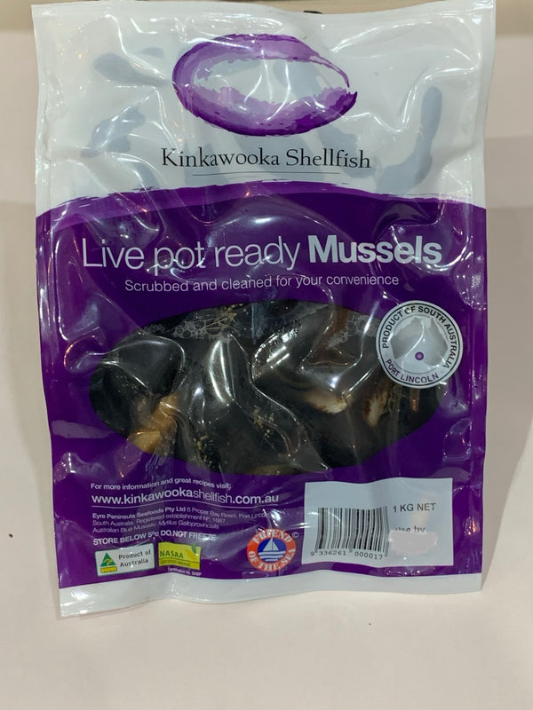 Australian Mussels - Live Pot Ready